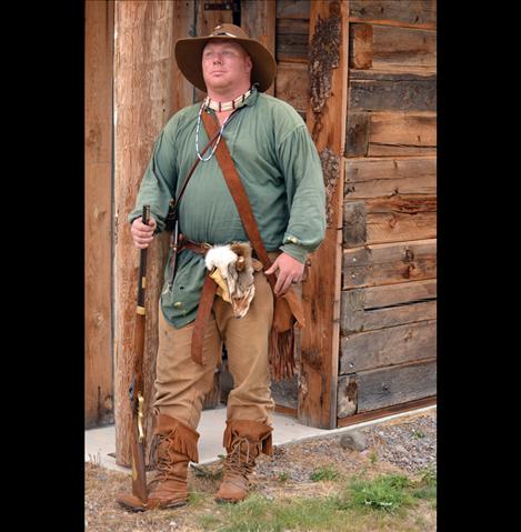 Russell Harbin of Polson, an NRA certified black powder rifle instructor, talked about the importance of the history-making firearm.