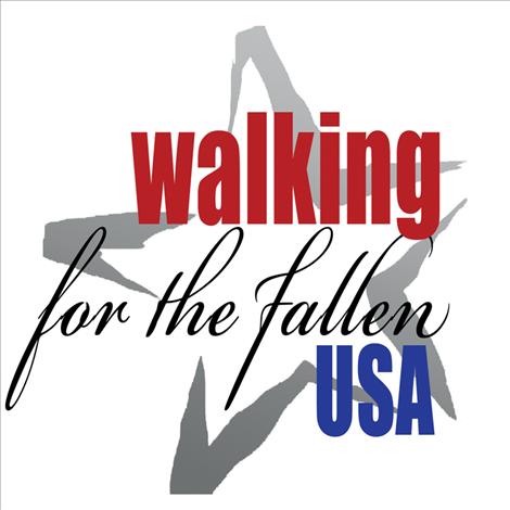 Lewis named his cross-country walk "Walking for the Fallen."
